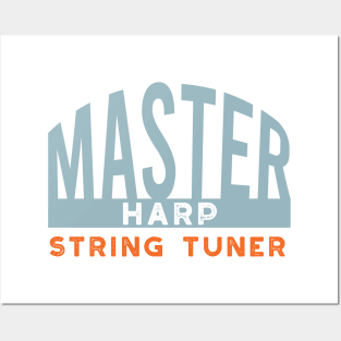 Master Harp String Tuner Posters and Art